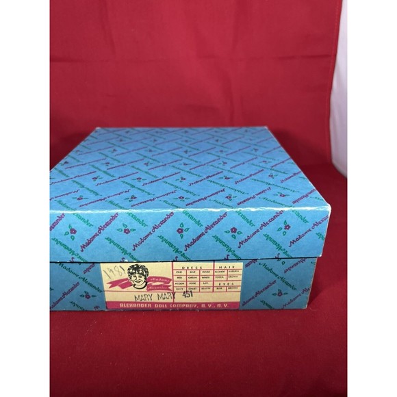 MADAME ALEXANDER DOLL 8" MARY MARY 451 RESTRUNG - Picture 5 of 5